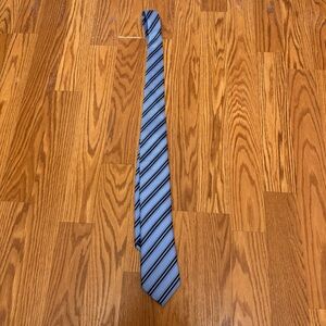 Nordstrom Diagonal Striped Tie in Blue and‎ Black